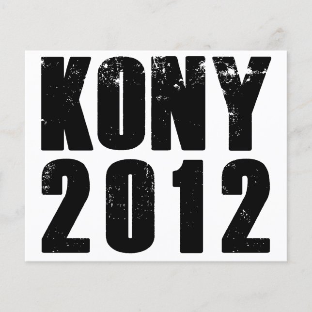 Flyer Kony 2012 Stop Joseph Kony (Frente)