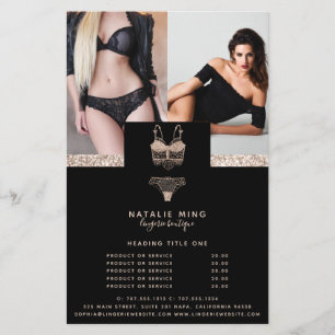 Flyer Lace Lingerie Boutique Photo Prices