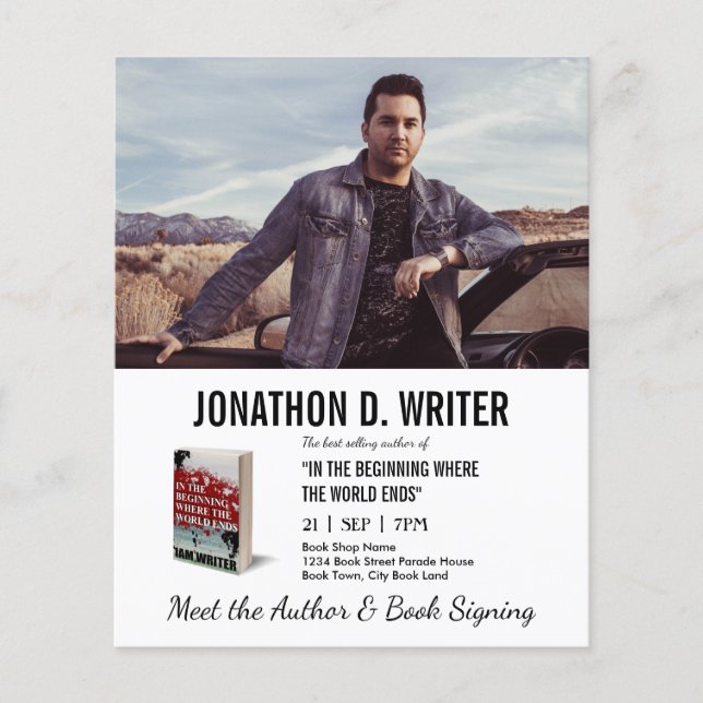 Flyer Lançamento da Assinatura do Livro de Autores e do  (Frente)