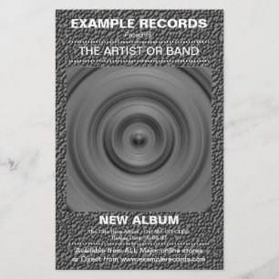 Flyer Lançamento do Novo Álbum - Textura Estranha de Ped