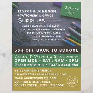 Flyer Lápis, Material de Papelaria e Escritório, Carta