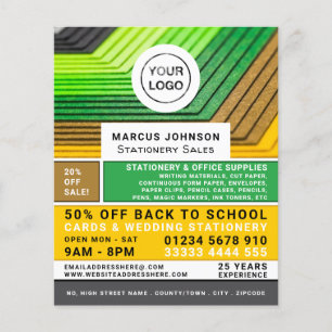 Flyer Lápis, Papelaria e Material de Escritório, Carta