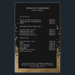 Flyer Largura Moderna para o Dourado Schwarz<br><div class="desc">Estilo moderno e brilhante no Dourado und Schwarz. Es wird Keine echte Folie/Glitter verwendet. É o Ein Fotodruck. Editiere es em Minuten. Über " weiteres personalisieren" kannst Du die Schriftgröße,  Farbe und Position individuell verändern.</div>