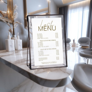 Flyer Lashes Expressões Eyelash Mínimo Simples Básico