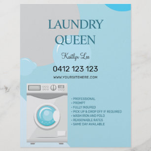 Flyer Laundry Ironing Services