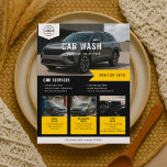 Flyer Lava-Automóvel Arrendamento Preto Amarelo<br><div class="desc">Promova seu negócio de lavagem e aluguel de carros com este panfleto ousado e profissional, projetado para destacar sua marca e serviços com impacto. No topo, apresente o nome da sua empresa sobrepondo uma foto de sua escolha — perfeita para mostrar sua localização, sua equipe ou um de seus veículos...</div>