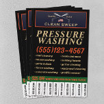 Flyer Lava-Pressão Patriótica com Números de Telefone<br><div class="desc">Lava-Pressão Patriótica com Números de Telefone</div>