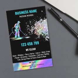 Flyer Lavagem à Alta Pressão de Pátio de Entrada