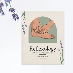 Flyer Lavanda - Reflexologia