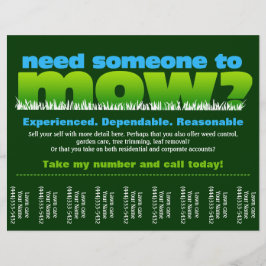 Flyer Lawn Care Mow Grass Landscaper
