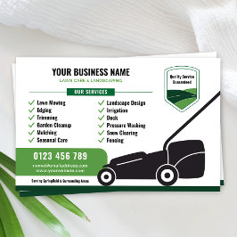 Flyer Lawn Mowing & Landscaping Business Marketing