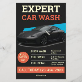 Flyer Layout de Promoção de Detalhamento Automotivo Escu