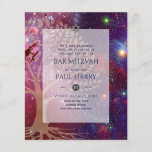 Flyer LeahG Elegant Chic Bar Mitzvah Jewish Torah Chic