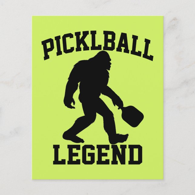 Flyer Legenda De Pickleball Engraçado (Frente)