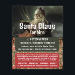 Flyer Leitura Clássica de Papais noeis, Noel Entertainer<br><div class="desc">Papais noeis De Leitura Clássica,  Folhetos De Anúncios De Entretenedor Santa Claus Pela Loja Cartão de visita.</div>