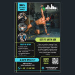 Flyer Limão e Oferta Especial ciano Marketing com logoti<br><div class="desc">Folheto de marketing para sua pequena empresa, como um ginásio ou para um treinador pessoal, com fundo preto e limão brilhante e ciano como cores de sotaque. Adicione fotos para mostrar o que você pode oferecer aos seus clientes e clientes, quatro em um lado e uma grande foto no verso....</div>
