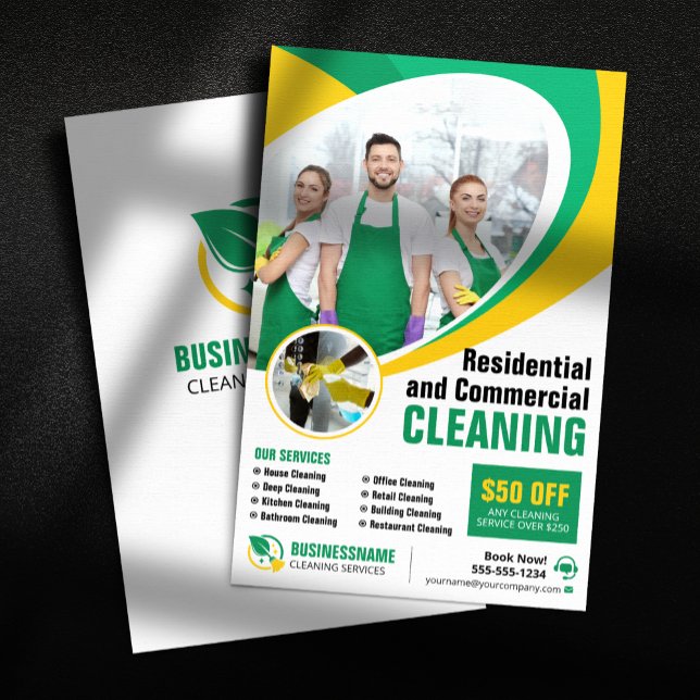 Flyer Limpeza de Casa Serviço de Limpeza Diarista Casa V (Criador carregado)