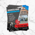 Flyer Limpeza de pressão Serviço de Limpeza de Casa Lava<br><div class="desc">Folhetos De Limpeza Da Casa Profissional Que Lavam A Pressão De Energia.</div>