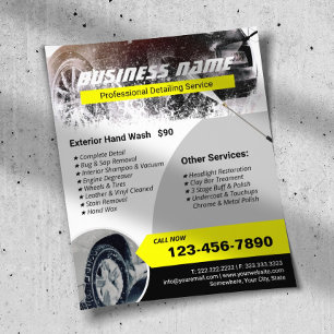 Flyer Limpeza Profissional de Lavagem de Alta Pressão de