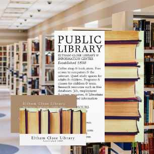 Flyer Linha de Livros Antigos, Publicidade de Biblioteca