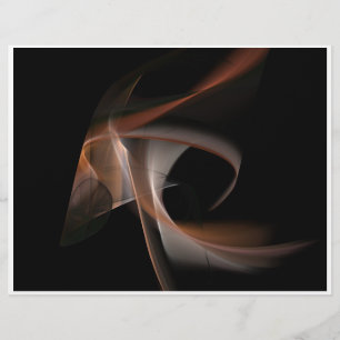 Flyer Linhas abstratas no escuro sem texto