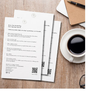Flyer Lista de Verificação de Agendamento de Tosa de Cãe