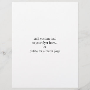 Flyer Listras cinzas e pretas em branco