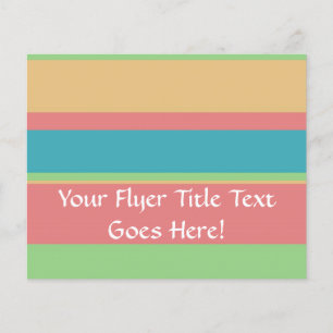 Flyer Listras de Sorvete de Sherbet