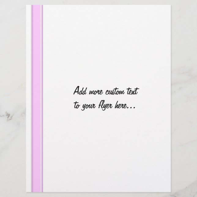 Flyer Listras Rosa em Branco (Frente)