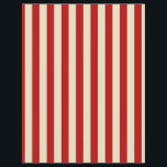 Flyer Listras verticais do clássico da pipoca do vintage<br><div class="desc">Uma decoração das listras na forma horizontal ou vertical é um estilo clássico moderno que faça sempre para um grande presente feito sob encomenda para o senhor mesmo ou para alguém especial em sua lista, estes do design gráfico é certa fazer uma impressão em todas as ocasiões festivas. Sempre feliz...</div>