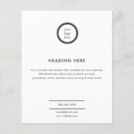 Flyer Logo Modern Professional Business