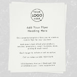 Flyer Logotipo comercial | Cinza Marketing moderno minim<br><div class="desc">Um simples modelo de folheto de cinza prateado personalizado em um estilo moderno minimalista que pode ser facilmente atualizado com o logotipo da sua empresa, os detalhes de contato e o texto do folheto personalizado. A solução perfeita para qualquer empresa que inclua detalhes de seus produtos, serviços, preços de eventos...</div>
