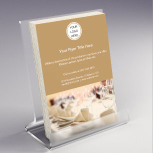 Flyer Logotipo comercial do marketing l Planejamento de 