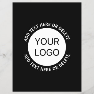 Flyer Logotipo comercial ou qualquer imagem e texto edit