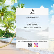 Logótipo comercial qr código instagram texto perso