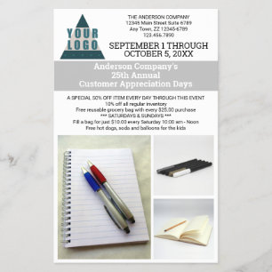 Flyer Logotipo comercial Simples Anúncio de fotos modern