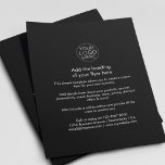 Flyer Logotipo comercial | Simples Preto Branco Personal<br><div class="desc">Um simples modelo de folheto comercial preto e branco personalizado em um estilo minimalista simples,  que pode ser facilmente modificado e atualizado com o logotipo de sua própria empresa,  detalhes do produto,  preços e muito mais! Escolha o tamanho do folheto e o tipo de papel no menu Opções.</div>