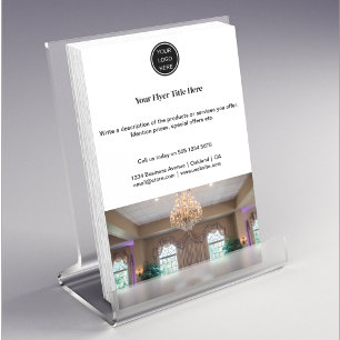 Flyer Logotipo corporativo do Promocional simples