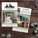 Flyer Logotipo de Fotógrafo Profissional Oleícola Foto G<br><div class="desc">Folheto de marketing para um fotógrafo profissional personalizado com uma grande foto, logotipo, informações de contato de um lado e texto personalizado, mais fotos e foto de perfil em um charmoso design verde-oliva, preto e branco. Folheto de fotografia profissional feminina e gráfica em um design limpo com um sotaque verde...</div>