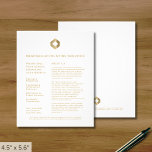 Flyer Logotipo Dourado branco profissional<br><div class="desc">Um simples modelo de folheto comercial personalizado, branco e ouro, em um estilo moderno minimalista, que pode ser facilmente atualizado com o logotipo de sua empresa, descrição de serviços, proposta de valor e detalhes de contato. Ideal para produtos de marketing, serviços, promoções, preços de eventos e muito mais. Perfeito para...</div>