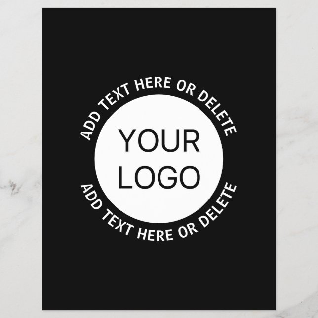 Flyer Logotipo Empresarial ou Qualquer Imagem & Texto Ed (Frente)