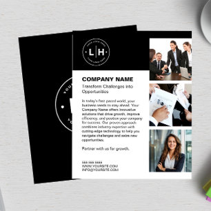 Flyer Logotipo Empresarial Personalizado