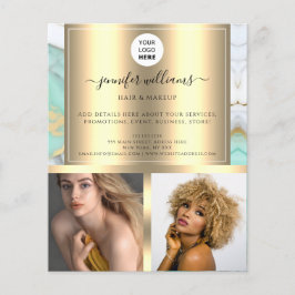 Flyer Logotipo Fotográfico QR Promocional de código Dour