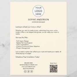 Flyer Logotipo Personalizado Moderno Empresa Profissiona