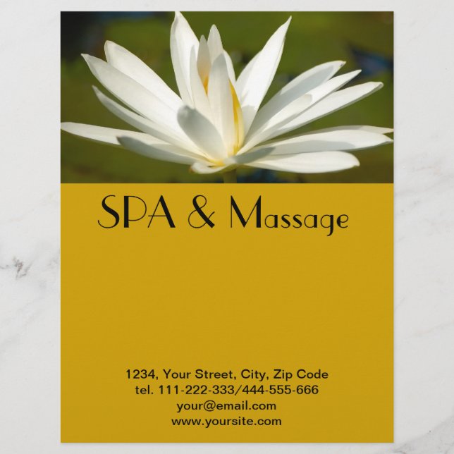 Flyer Lótus branco (Frente)