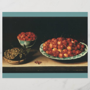 Flyer Louise Moillon Cherries Morangos