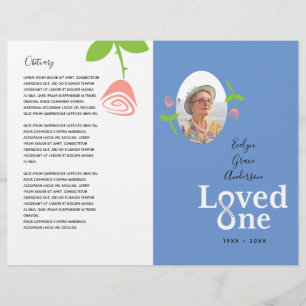Flyer Lovone Salmon Rosa Memorial Service Program