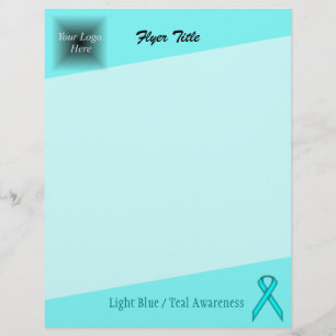 Flyer Lt Blue / Teal Standard Ribbon by Kenneth Yoncich