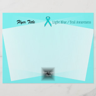 Flyer Lt Blue / Teal Standard Ribbon por Kenneth Yoncich