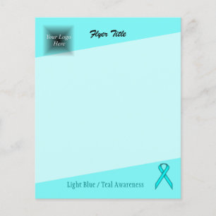 Flyer Lt Blue / Teal Standard Ribbon por Kenneth Yoncich